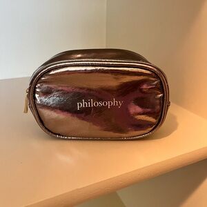 Philosophy Bronze Cosmetic Pouch